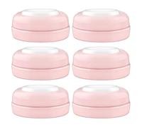 Maymom couvercles vissables avec disque étanche réinscriptible compatibles avec biberons col large Avent et Maymom accessoire compatible non original lot de 6 rose