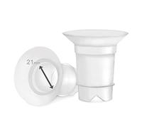 Maymom insert de flasque 21 mm, compatible avec flasques 24 mm, réduit le tunnel à 21 mm, compatible avec Freestyle et cups 24 mm, accessoire compatible