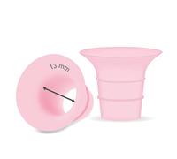 Maymom insert de téterelle 13 mm rose compatible avec Elvie simple/double électrique et Elvie Stride cup 24 mm, compatible avec téterelle Medela PersonalFit Flex