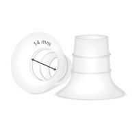Maymom insert de téterelle 14 mm compatible avec Elvie simple/double électrique et Elvie Stride cup 24 mm, compatible avec téterelle Medela PersonalFit Flex