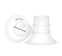 Maymom insert de téterelle 18 mm compatible avec Elvie simple/double électrique et Elvie Stride cup 24 mm, compatible avec téterelle Medela PersonalFit Flex