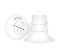 Maymom insert de téterelle 20 mm compatible avec Elvie simple/double électrique et Elvie Stride cup 24 mm, compatible avec téterelle Medela PersonalFit Flex