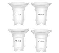 Maymom inserts de flasque 17 et 19 mm, compatibles avec Go Cups, compatibles avec flasques 24 mm et cups portables, réduisent le tunnel de 24 mm à 17 et 19 mm