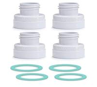 Maymom kit adaptateur compatible avec Medela pour biberons Avent Classic Natural PP et Spectra large ouverture avec joints, accessoire compatible non original