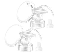 Maymom kit pièces tire-lait compatible avec Lansinoh, téterelle 17 mm Classic, connecteur large, valve, tube, système anti-retour, accessoire compatible non original