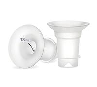 Maymom Lot de 2 embouts de bride 13 mm pour Medela et Spectra 24 mm Tasse portable Momcozy/Willow Pour collerette Medela Freestyle et Sonata pour réduire le tunnel du mamelon jusqu'à 13 mm