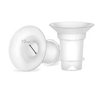 Maymom Lot de 2 inserts de bride 10 mm pour boucliers Madela et Spectra 24 mm Tasse portable Momcozy/Willow - Pour Madela Freestyle et Sonata pour réduire le tunnel mamelon jusqu'à 10 m