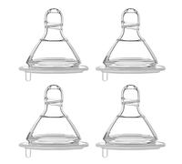 Maymom Lot de 4 tétines en silicone à débit lent de 2e génération, compatibles avec les biberons Spectra/Motif Luna/Maymom Widemouth