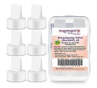 Maymom Lot de 6 valves à bec de canard pour Spectra S1 Spectra S2 Spectra 9 Plus Pièces de pompe Spectra non originales - Pièces de rechange pour valve en bec de canard Spectra non originales Spectra S2 - Accessoires de travail avec Spectra (blanc.18)