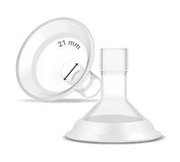 Maymom MyFit Comfy Series 21 mm Téterelle en deux parties compatible avec les tire-lait Medele ; compatible avec le connecteur MaxFlow Flex ; 2 pièces