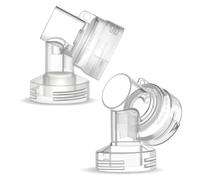 Maymom Myfit Lot de 2 connecteurs de base à goulot étroit : ces connecteurs s'adaptent aux bouteilles Medela à goulot étroit.