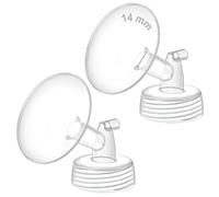 Maymom pièce de tire-lait à col large 14 mm, compatible avec S1 S2, inclut flasque à large ouverture, accessoire compatible, non original