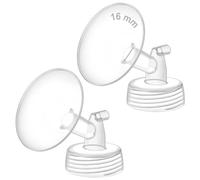 Maymom pièce de tire-lait à col large 16 mm, compatible avec S1 S2, inclut flasque à large ouverture, accessoire compatible, non original