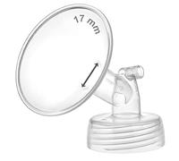 Maymom Pièce de tire-lait compatible avec S1 S2 9 Plus, inclut une flasque à col large 17 mm, accessoire compatible, non original