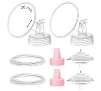 Maymom pièce de tire-lait compatible avec S1, S2 et 9 Plus, téterelle 20 mm avec valve bec de canard, accessoire compatible non original