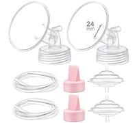 Maymom pièce de tire-lait compatible avec S1, S2 et 9 Plus, téterelle 24 mm avec valve bec de canard, accessoire compatible non original