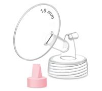 Maymom pièce de tire-lait compatible avec S1 S2 Luna, téterelle 15 mm avec valve, accessoire compatible non original, pièces de remplacement