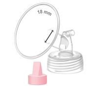 Maymom pièce de tire-lait compatible avec S1 S2 Luna, téterelle 18 mm avec valve, accessoire compatible non original, pièces de remplacement