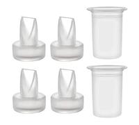 Maymom Pièces de pompe compatibles avec Ameda Purely Your Pumps, MYA Joy Pump, mais pas MYA Pro (4 becs de canard 2 membranes)