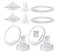 Maymom Pièces de pompe compatibles avec le tire-lait Spectra S2 Spectra S1 Spectra 9 Plus, tube de valve à bride de 25 mm, protecteur de refoulement, pièces de rechange Spectra S2 non originales