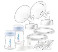 Maymom Pièces de pompe compatibles avec Spectra S2 S1, avec brides (16 mm), valves, tubes, bouteilles, protecteurs de refoulement, accessoires non originaux Spectra S2