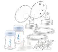 Maymom Pièces de pompe compatibles avec Spectra S2 S1, avec brides (22 mm), valves, tubes, bouteilles, protecteurs de refoulement, accessoires non originaux Spectra S2