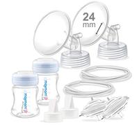 Maymom Pièces de pompe compatibles avec Spectra S2 S1, avec brides (24 mm) pour valves, tubes, protecteurs de refoulement, accessoires non originaux Spectra S2. Remplacent les valves Bride Spectra