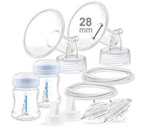 Maymom Pièces de pompe compatibles avec Spectra S2 Spectra S1, avec brides (28 mm) valves, tubes, bouteilles, protecteurs anti-refoulement. Accessoires Spectra S2 non originaux.