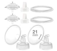 Maymom Pièces De Pompe Compatibles Avec Spectra S2 Spectra S1 Spectra 9 Plus Tire-Lait, Bride (21 Mm) Tube De Valve Protecteur De Refoulement