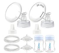 Maymom Pièces de pompe Spectra S2 Spectra S1 mm Bride Valve Tube Bouteille Protection anti-reflux,Remplace la valve Spectra Duckbill Spectra Bottle Spectra 24mm Flange