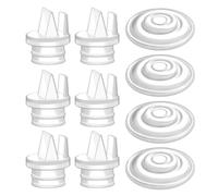 Maymom pièces de tire-lait avec valve bec de canard à languette et diaphragme silicone compatibles avec Spectra S1 S2 Synergy Gold, accessoire compatible non original 10 pièces
