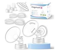 Maymom pièces de tire-lait compatibles avec Spectra S1/S2/9 Plus, téterelle 15 mm avec valve, tube et protège-retour, accessoire compatible non original