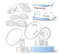 Maymom pièces de tire-lait compatibles avec Spectra S1/S2/9 Plus, téterelle 23 mm avec valve, tube et protège-retour, accessoire compatible non original
