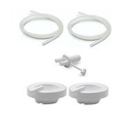 Maymom pièces de tubes compatibles avec Ameda Purely Yours avec 2 tubes et capuchons connecteurs adaptés MYA Joy accessoire compatible non original