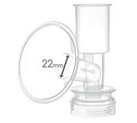 Maymom téterelle 22 mm monobloc compatible avec Ameda Purely Yours Finesse, non compatible MYA, accessoire compatible non original