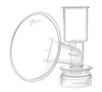 Maymom téterelle 28 mm monobloc compatible avec Ameda Purely Yours Finesse, non compatible MYA, accessoire compatible non original