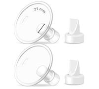 Maymom valve et téterelle MyFit 21 mm compatibles avec Lansinoh Signature Pro Smartpump manuel, accessoire compatible non original