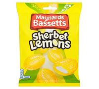 Maynards Bassetts Bonbons au Sorbet de Citron Sachet de 191 g - Lot de 6