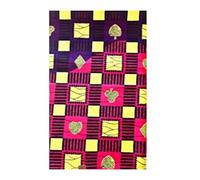 MAYNOWAX Coupon Pagne Tissu Wax Africain 100% coton 2 yards soit 1,80 x 120cm