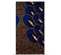 MAYNOWAX Coupon Pagne Tissu Wax Africain 100% coton 2 yards soit 180cm x120cm