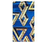 MAYNOWAX Coupon Pagne Tissu Wax Africain 100% coton 2 yards soit 180cm x120cm