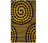 MAYNOWAX Coupon Pagne Tissu Wax Africain 100% coton 2 yards soit 180x120cm