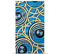 MAYNOWAX Coupon Pagne Tissu Wax Africain cire original 100% coton 2 yards soit 180cm x120cm