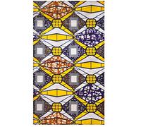 MAYNOWAX Coupon Pagne Tissu Wax Africain original 100% coton 2 yards soit 180cm x120cm