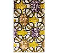 MAYNOWAX Coupon Pagne Tissu Wax Africain original 100% coton 2 yards soit 180cm x120cm