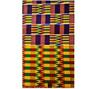 MAYNOWAX Coupon Tissu Pagne Wax Africain 100% coton 2 yards soit 180cm x120cm