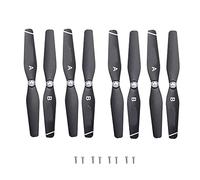 MayNuo 8 pièces CW CCW Hélices Lames pour S166 GPS Quacopter RC Drone Hélices Pièces Drone Hélice Accessoires