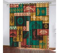 MAYNUO Rideaux Chambre Fille 3D Imprimé Animal Abstrait Lot De 2 Rideau Occultant À Oeillets Chambre Enfant 200x200 Cm Thermique Isolant Anti Froid, Décoration Fenêtre De Salon Moderne