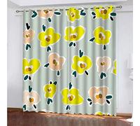 MAYNUO Rideaux Grande Largeur 3D Dessin Animé Imprimé Lot De 2 Rideau Occultant Thermiques Isolant A Oeillet avec Motif 234x230 Cm Salon Thermique Anti Froid, Chambre Maison Décoration
