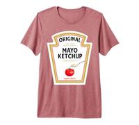 Mayo Ketchup Mayoketchup 2026 Mayonnaise Costume Assorti T-Shirt Haut de Gamme